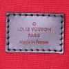 Borsa Louis Vuitton in tela a scacchi e pelle marrone - Detail D3 thumbnail