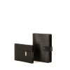 Portafogli Louis Vuitton in pelle Epi nera - Detail D1 thumbnail