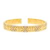 Half-articulated Bulgari Parentesi 1980's bracelet in yellow gold and diamonds - 00pp thumbnail