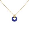 Van Cleef & Arpels 1960's necklace in yellow gold, diamonds,  lapis-lazuli and onyx - 00pp thumbnail