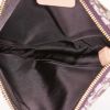 Pochette Dior Saddle en toile monogram Oblique marron et cuir marron - Detail D2 thumbnail