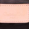 Pochette Dior Saddle in tessuto a monogramma Oblique marrone e pelle marrone - Detail D3 thumbnail