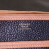 Hermes Nouméa handbag in black and gold leather - Detail D3 thumbnail