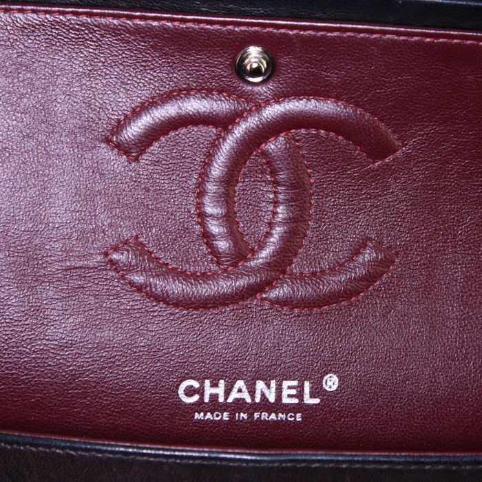 Borsa Chanel Timeless in pelle trapuntata nera - Detail D4