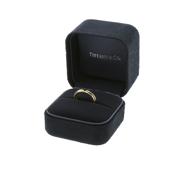 Sortija Tiffany & Co Wire en oro amarillo - Detail D2