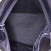 Gucci Bamboo handbag in black canvas and leather - Detail D2 thumbnail