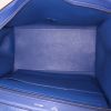 Bolso de mano Celine Trapeze modelo grande en cuero azul marino y ante azul marino - Detail D2 thumbnail