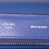 Sac à main Celine Trapeze grand modèle en cuir bleu-marine et daim bleu-marine - Detail D3 thumbnail