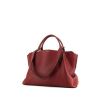 Cartier medium model handbag in red leather - 00pp thumbnail