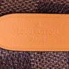 Borsa a spalla Louis Vuitton NéoNoé in tela a scacchi marrone e pelle arancione - Detail D3 thumbnail