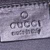 Gucci Jackie handbag in red monogram canvas and black leather - Detail D3 thumbnail