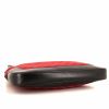 Bolso de mano Gucci Jackie en lona Monogram roja y cuero negro - Detail D4 thumbnail