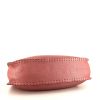 Shopping bag Fendi Selleria in pelle martellata rosa - Detail D4 thumbnail