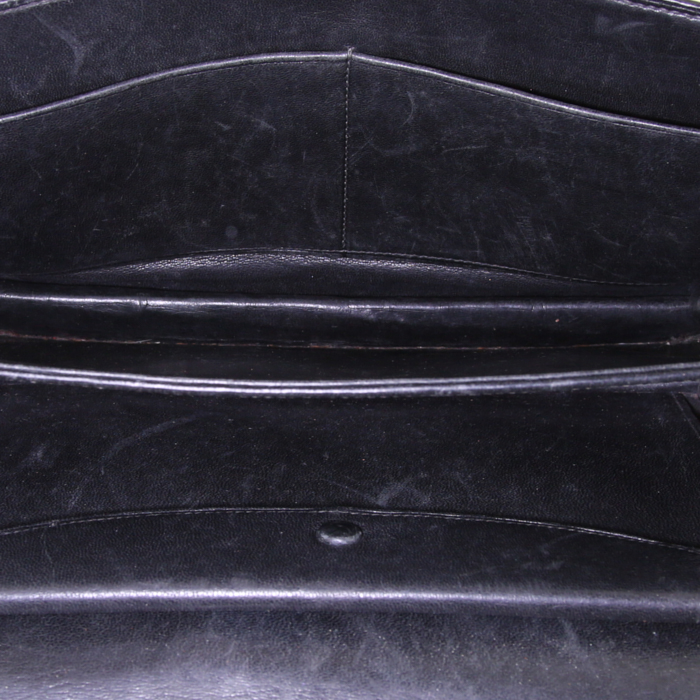 Borsa Hermès Piano in coccodrillo nero - Detail D2