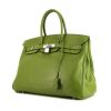 Hermes Birkin 35 cm handbag in olive green Swift leather - 00pp thumbnail