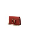Gucci Dionysus shoulder bag in red grained leather - 00pp thumbnail