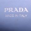 Prada Galleria medium model shoulder bag in light blue leather saffiano - Detail D4 thumbnail