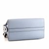 Prada Galleria medium model shoulder bag in light blue leather saffiano - Detail D5 thumbnail
