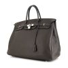 Hermes Birkin 40 cm handbag in grey leather taurillon clémence - 00pp thumbnail