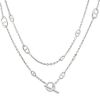 Hermes Farandole large model long necklace in silver - 00pp thumbnail