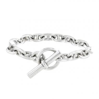 Bracciale Hermes Chaine d'Ancre modello medio in argento