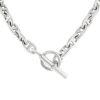 Hermes Chaine d'Ancre medium model necklace in silver - 00pp thumbnail