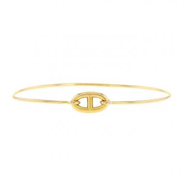 Hermes Chaine d'Ancre bangle in yellow gold