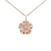 Bulgari Divas' Dream necklace in pink gold and diamonds - 00pp thumbnail