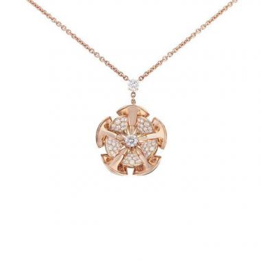 Collier Bulgari Divas' Dream en or rose et diamants