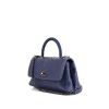 Chanel Coco Handle handbag in blue python - 00pp thumbnail