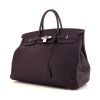 Hermes Birkin 40 cm handbag in purple Raisin togo leather - 00pp thumbnail