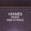 Borsa Hermes Birkin 40 cm in pelle togo viola Raisin - Detail D3 thumbnail