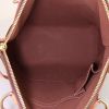 Louis Vuitton Lockit  handbag in brown monogram canvas and natural leather - Detail D2 thumbnail