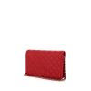 Sac bandoulière Chanel Wallet on Chain en cuir matelassé rouge - 00pp thumbnail