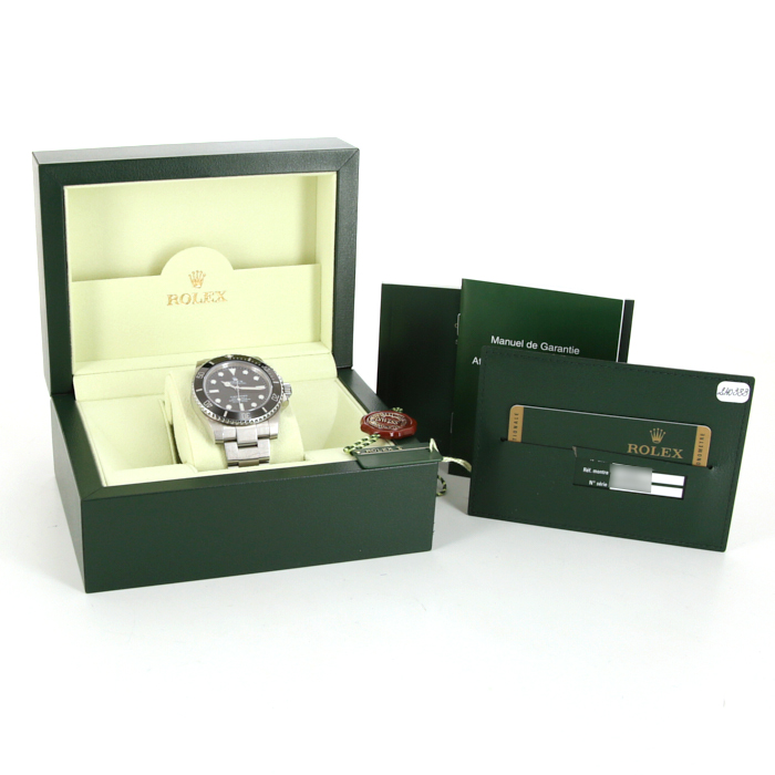 Rolex Submariner watch in stainless steel Ref:  114060 Circa  2014 - Detail D2