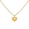 Poiray Coeur Secret small model pendant in yellow gold and diamonds - 00pp thumbnail