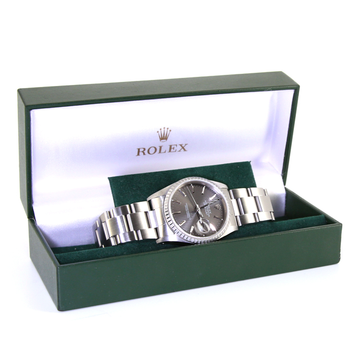 Montre Rolex Datejust en acier Ref :  16220 Vers  1990