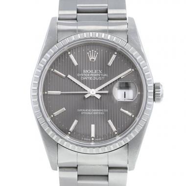 Montre Rolex Datejust en acier Ref :  16220 Vers  1990