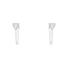 Messika Théa earrings in 14k white gold and diamonds - 00pp thumbnail