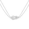 Fred Chance Infinie large model necklace in white gold and diamonds - 00pp thumbnail
