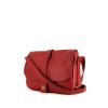 Hermes Nouméa shoulder bag in red Fjord leather - 00pp thumbnail
