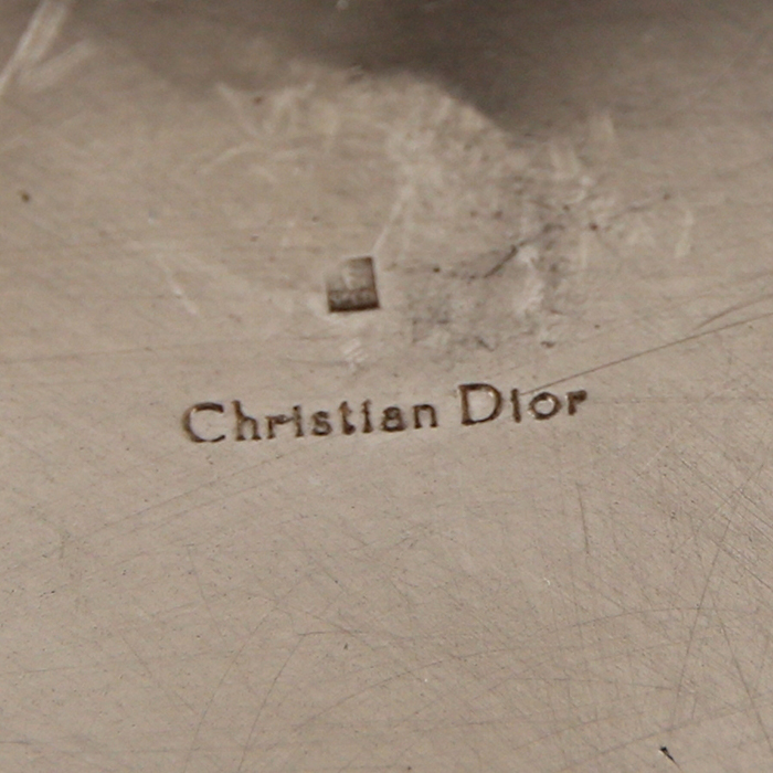 Christian Dior, belle coupe en métal argenté, des années 1970
