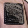 Burberry Dryden shoulder bag in beige Haymarket canvas and black patent leather - Detail D3 thumbnail