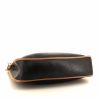 Hermes Evelyne large model shoulder bag in black togo leather and gold leather - Detail D4 thumbnail
