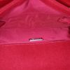 Chanel Boy shoulder bag in red felt - Detail D2 thumbnail