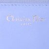 Bolso de mano Dior Lady Dior modelo mediano en cuero cannage azul y piel de pitón - Detail D3 thumbnail