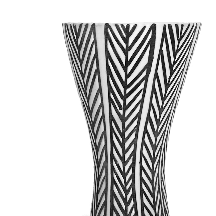 Roger Capron (1922-2006), Vase Diabolo - vers 1950 - Detail D1