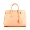 Saint Laurent Sac de jour small model handbag in varnished pink leather - 360 thumbnail