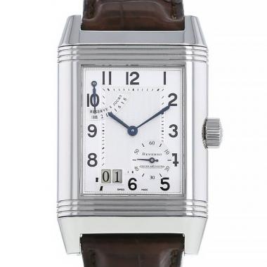Montre Jaeger-LeCoultre Reverso Grande Date en acier Ref :  240815 Vers  2010