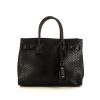 Saint Laurent Sac de jour Baby handbag in black python - 360 thumbnail